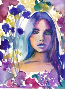 Une femme au charme floral et rêveur - Christine Lindstrom