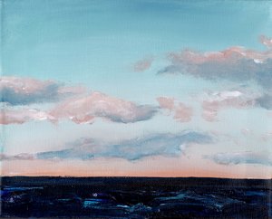 Horizon océanique aux couleurs pastel - Christine Lindstrom