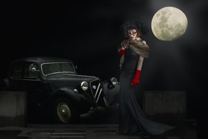 Élégance noire au clair de lune - Christine von Diepenbroek