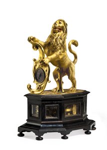 Horloge Lion Automate et Striking, vers 1640 - Christoff Miller