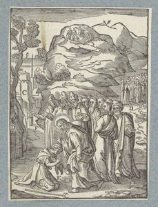 Le Christ guérit un lépreux - Christoffel van Sichem (II)