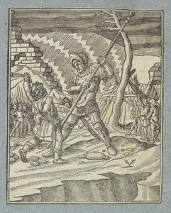 David vainc Goliath - Christoffel van Sichem (II)