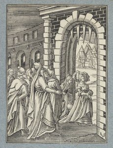 Judith et sa servante en route vers Holopherne - Christoffel van Sichem (II)