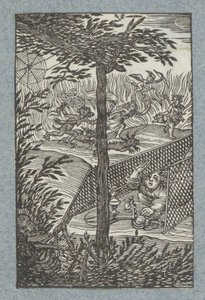 Enfant pris dans les filets de la Mort (Pia Desideria) - Christoffel van Sichem (II)
