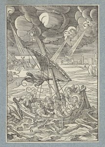 Tempête sur la mer de Galilée - Christoffel van Sichem (II)