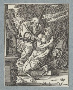 Suzanne et les vieillards - Christoffel van Sichem (II)