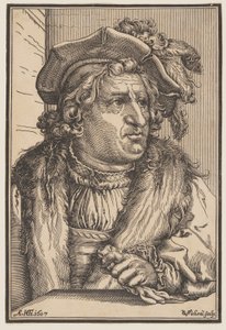 Homme au chapeau à plumes - Christoffel van Sichem I