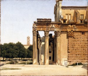 Vue de la via Sacra, Rome
