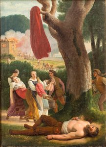 Hagbard et Signe, avant 1820 - Christoffer Wilhelm Eckersberg