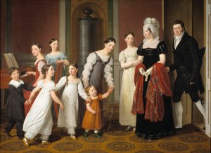 La famille Nathanson, 1818