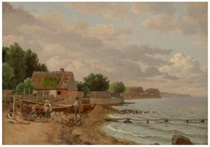 Vue de Taarbaeck (Fête de Taarbaeck) - Christoffer Wilhelm Eckersberg