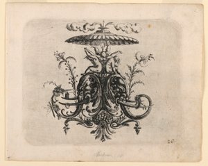 Planche 26, du Neüw Grotteßken Buch (Nouveau Livre Grotesque) - Christoph Jamnitzer