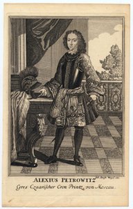 Portrait du tsarévitch Alexis Petrovitch de Russie (1690-1718)