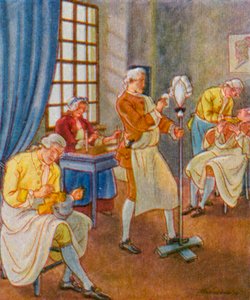 Peruckenmacher / Fabricant de perruques