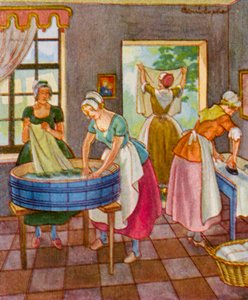 Wascherin Und Platterin