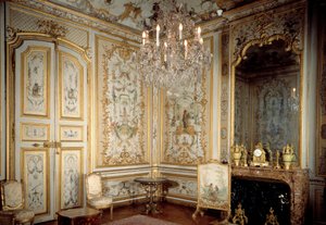 Vue du Cabinet des Singes ou "La Grande Singerie" par Christophe Huet (1700-1759) 1737 Chantilly, Musée Condé