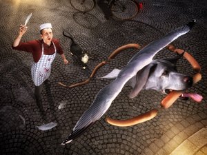 La course-poursuite de Sausage Street