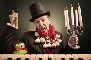 Chasseur de vampires effrayé