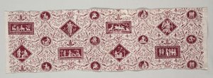 Bande de coton imprimé à la planche, 1795-1799 - Christophe Philippe Oberkampf
