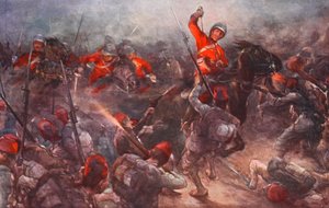 La charge de la cavalerie de Drury Lowe à Kassassin, 28 août - Christopher (after) Clark
