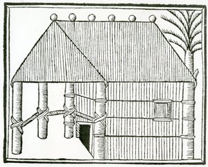 Une habitation indienne de 