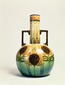 Vase, décoré par Clarissa Ault, vers 1890 - Christopher Dresser