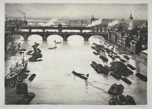 Ponts de Londres - Christopher Richard Wynne Nevinson