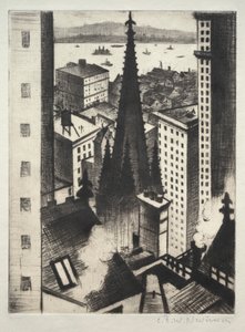 Temple de New York - Christopher Richard Wynne Nevinson
