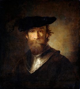 Un vieux soldat en béret noir, 17ème siècle - Christopher Paudiss
