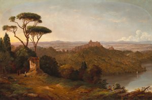 Château Gondolfo, lac Albano, Italie - Christopher Pearse Cranch
