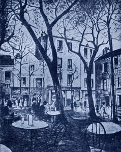 Scène de Montmartre par C. R. W. Nevinson - Christopher Richard Wynne (after) Nevinson