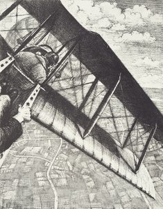 Bancaire à 4000 pieds, vers 1918 - Christopher Richard Wynne Nevinson