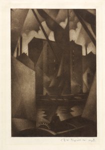 Docks, 1918 - Christopher Richard Wynne Nevinson