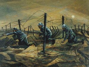 Dans les tranchées, 1917