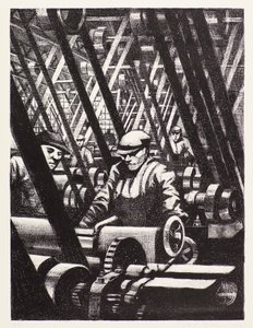 Fabrication de la Machine - Christopher Richard Wynne Nevinson