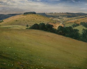 Été dans les Downs, 1946 - Christopher Richard Wynne Nevinson