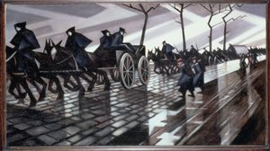 La route vers Ypres - Christopher Richard Wynne Nevinson