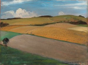 Le Trundle à Goodwood, années 1930 - Christopher Richard Wynne Nevinson