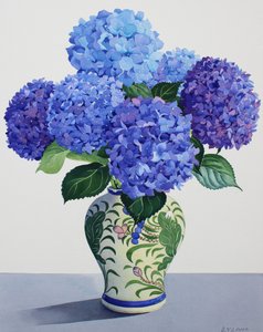 Hortensias bleus