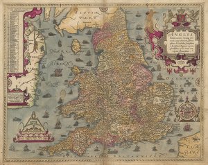 Anglia: Angleterre et Pays de Galles - Christopher Saxton