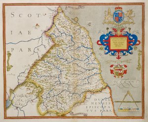 Carte de Northumbria, de 