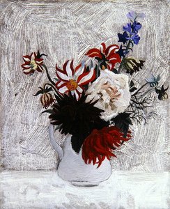 Dahlias et Delphiniums