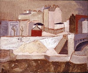 Scène de rue à Paris - Christopher Wood