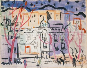 Scène de rue, sud de la France - Christopher Wood