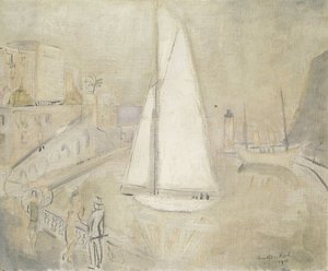 Le yacht blanc à Monte Carlo - Christopher Wood
