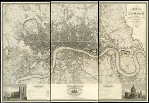 Carte de Londres, d