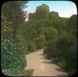 Château de Launceston, Cornouailles, fin du 19e ou début du 20e siècle - Church Army Lantern Department