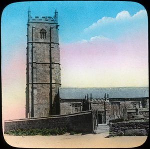 Église St Buryan, Cornouailles, fin 19ème ou début 20ème siècle - Church Army Lantern Department