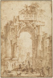 Arc de Titus - Circle of Giovanni Paolo Panini