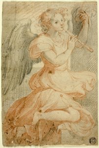 Ange jouant de la flûte